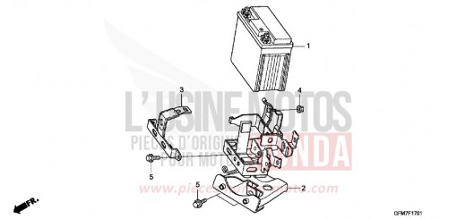 BATTERIE (NHX110WHA) NHX110WHA de 2010